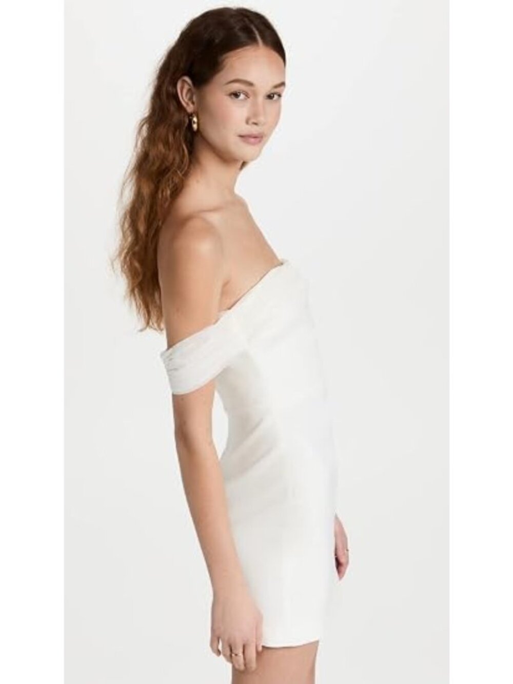 REVOLVE LIKELY Paz Off-Shoulder White Mini Dress Size 2 MSRP $348 - Picture 2 of 8